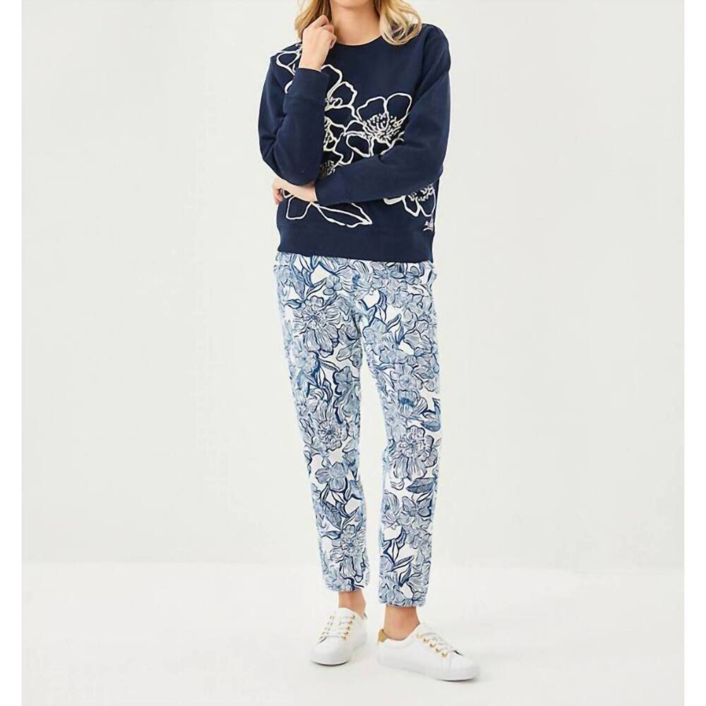 NEW LILLY PULITZER silvie jogger in unforgettable coconut - Picture 5 of 6